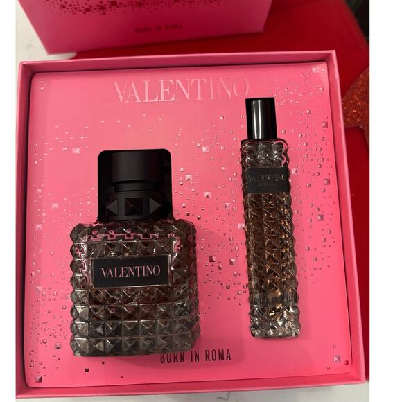 NEW Valentino Born in Rome Eau de Parfum set 1.7 large .5 oz travel Christmas - Picture 5 of 8